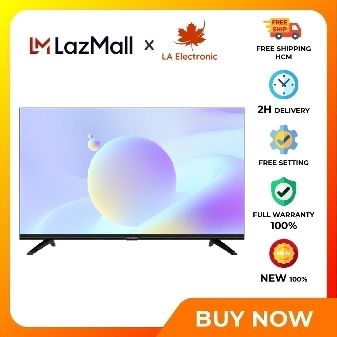 - Google TV Coocaa HD 43 Inch 43Z72 - Free shipping HCM - Voice control using the latest Google TV operating system