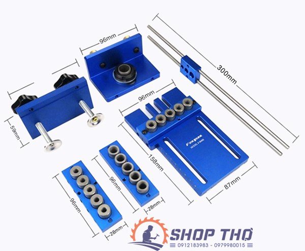 Bộ Cữ Khoan Ốc Cam Và Chốt Gỗ 08400