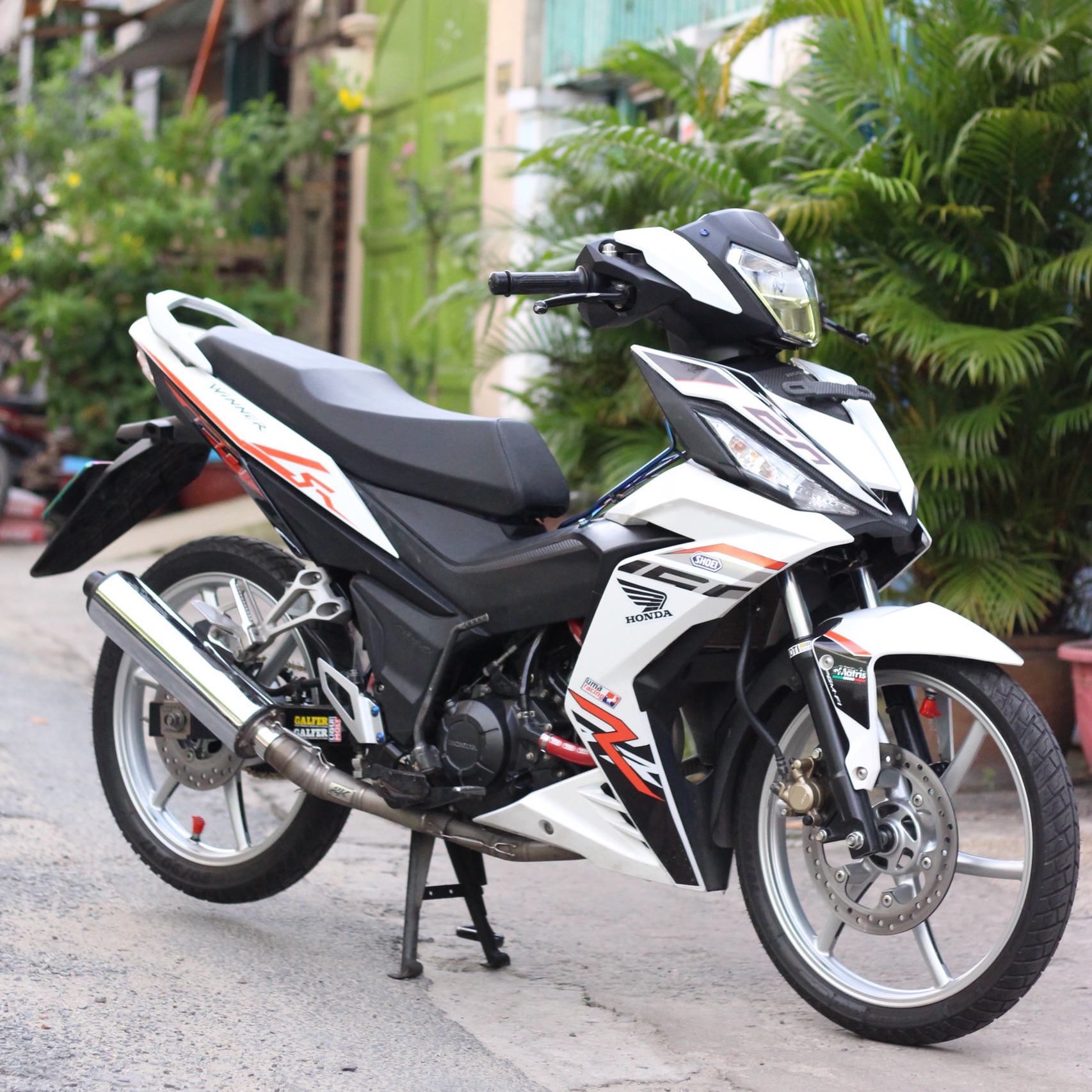 Tem rời Winner 150 dán xe trắng