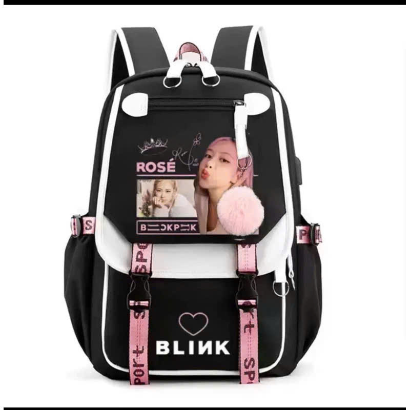 Ba lo black pink học sinh cấp 1 đến cấp 3