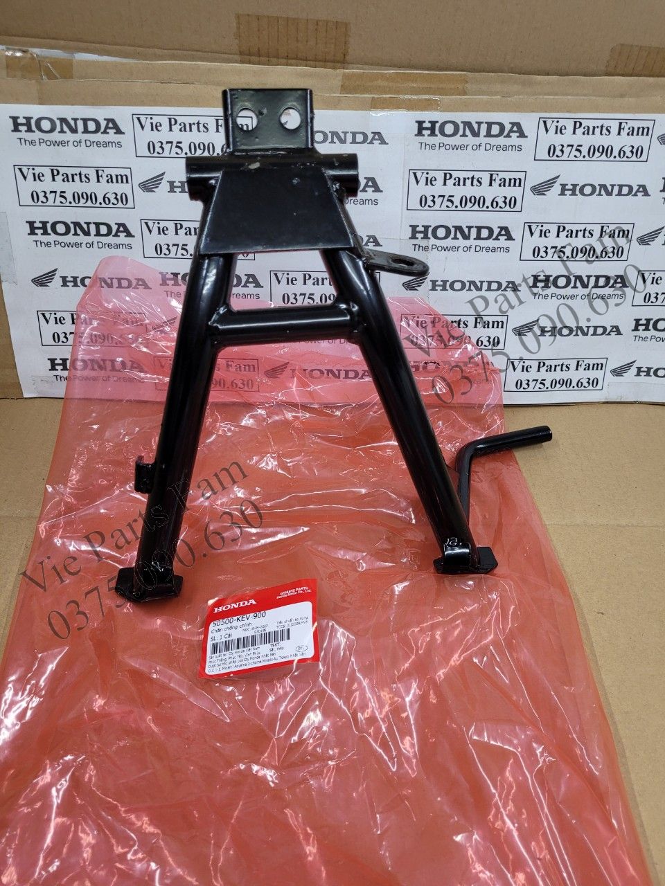 Chống đứng/ chống giữa Wave nhỏ 2 bóng đời đầu/ Wave anpha đời đầu, chính hiệu Honda Motor VN