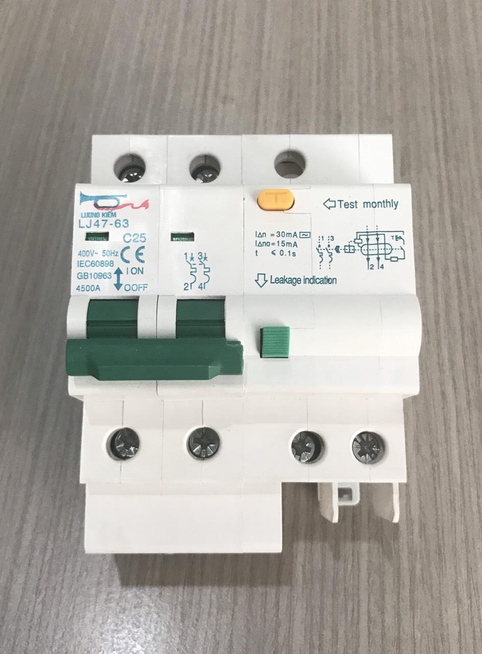 Aptomat chống dò chống giật 2P LJ47LE- 63