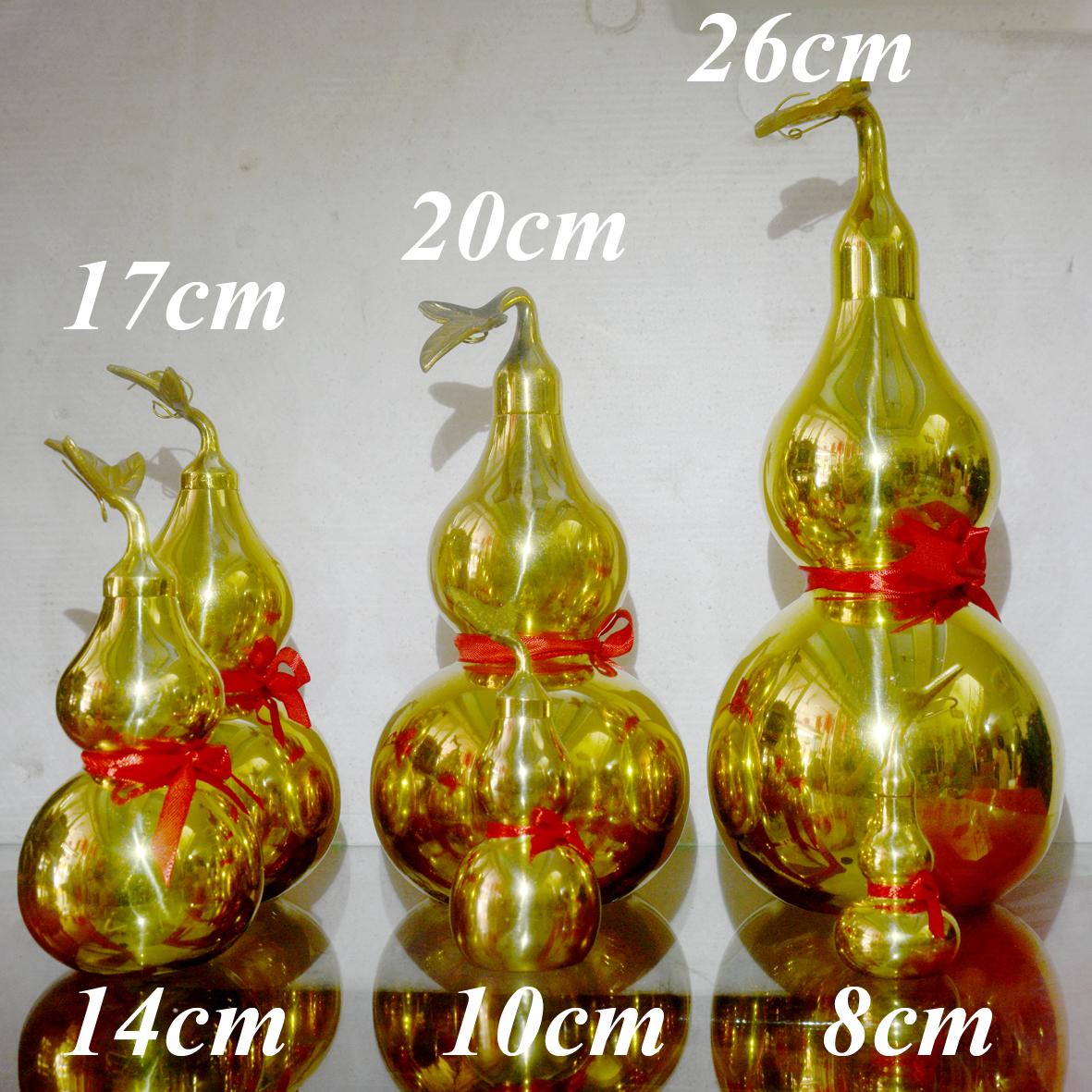 Hồ lô phong thủy bằng đồng-Nhiều cỡ
