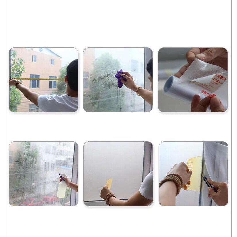 Combo 5 mét decal dán kính mẫu  hoa dây leo