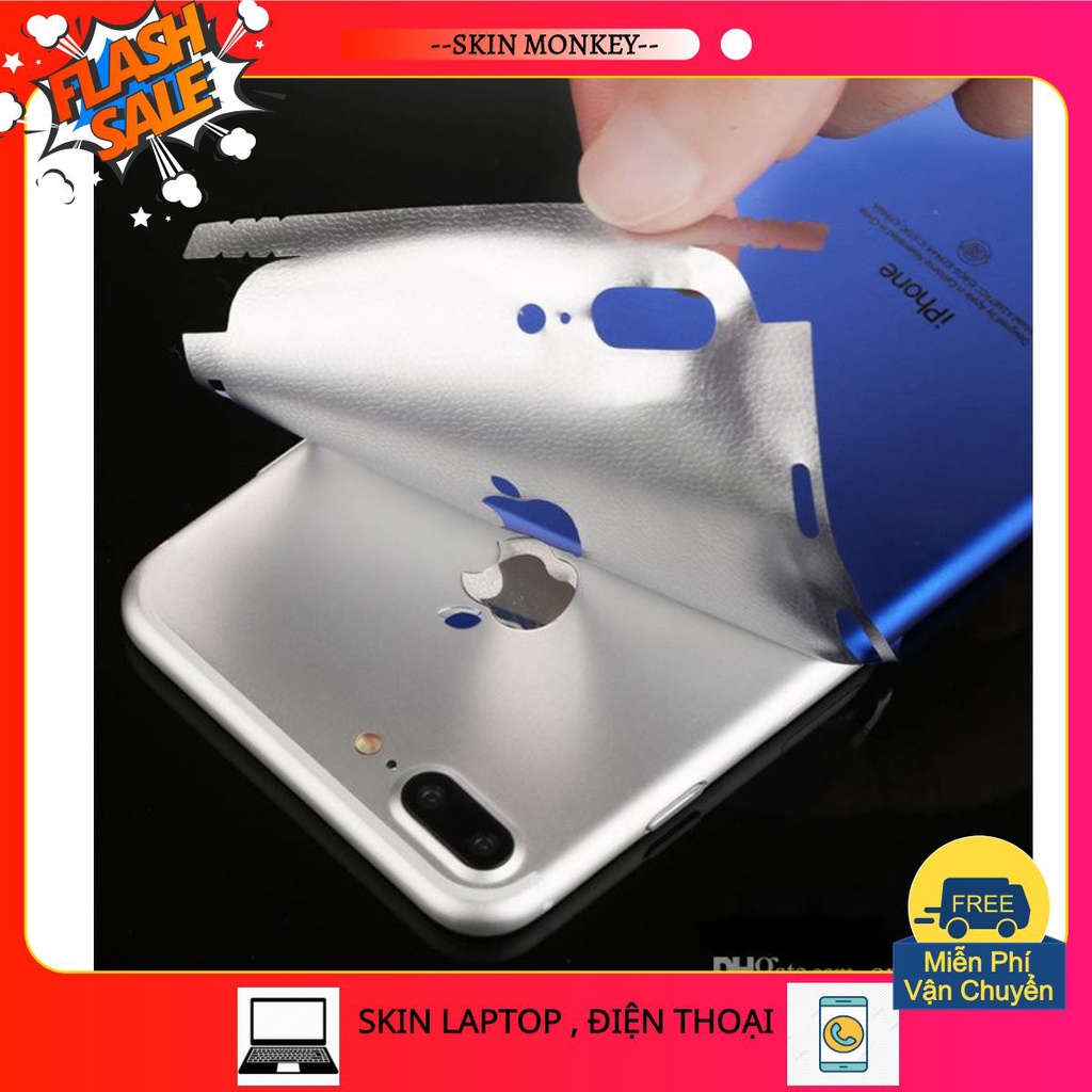 [ Bán chạy ] - Miếng dán Skin màu iPhone 6/6s, 6/6s Plus, 7/8, 7/8 Plus, X/Xs