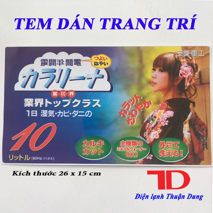 COMBO 10 TEM DÁN TRANG TRÍ HÀNG NỘI ĐỊA NHẬT
