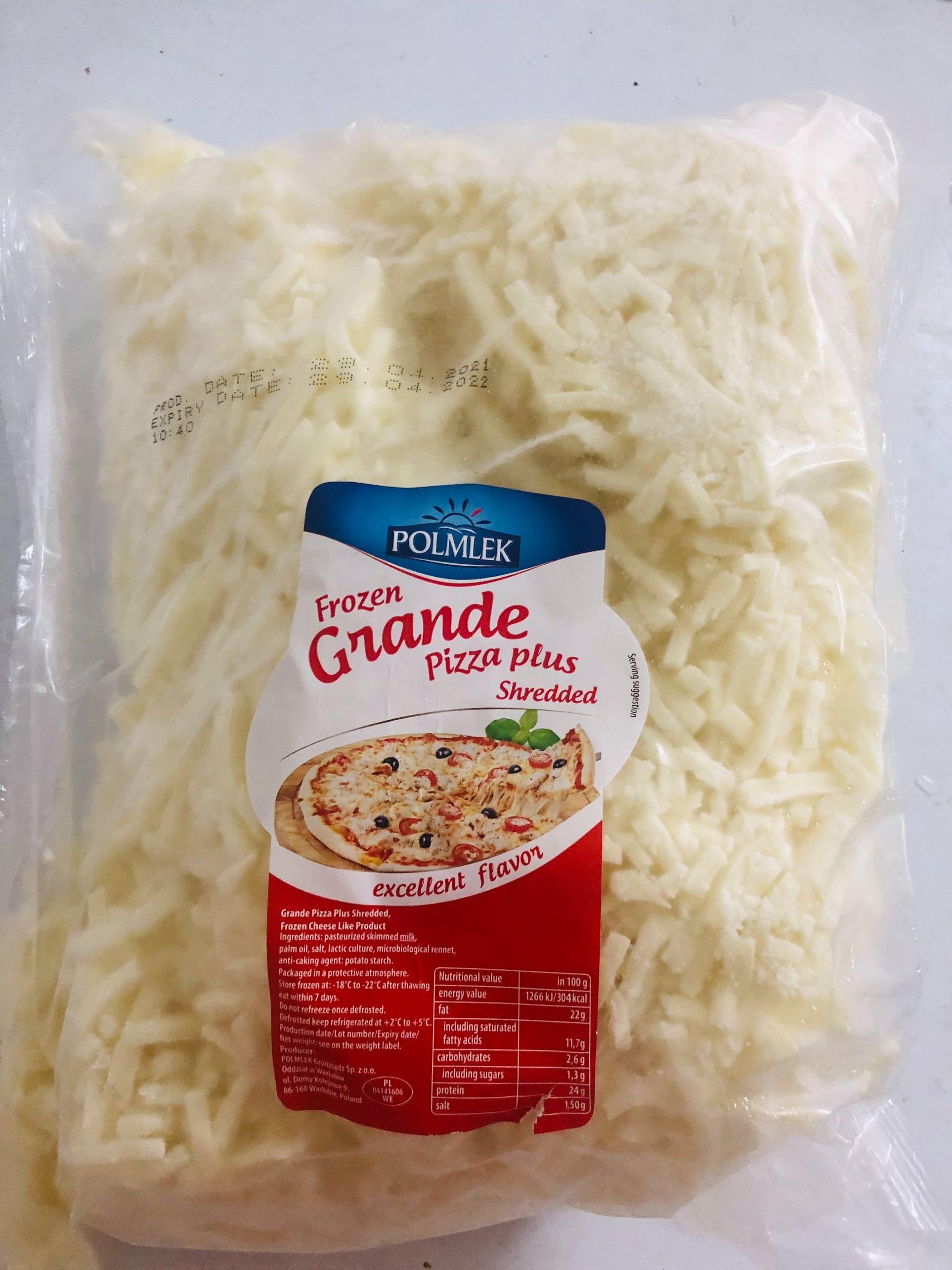 100g phô mai Mozzarella bào sợi