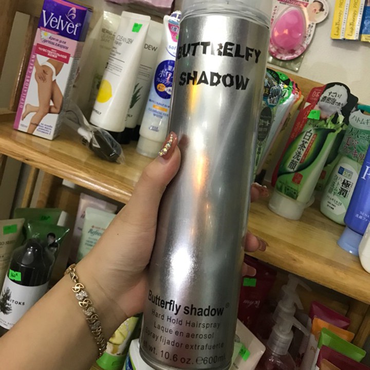 [GIẢM 5% ĐƠN 129K][HCM]Gôm Xịt Tóc Butterfly Shadow 600Ml