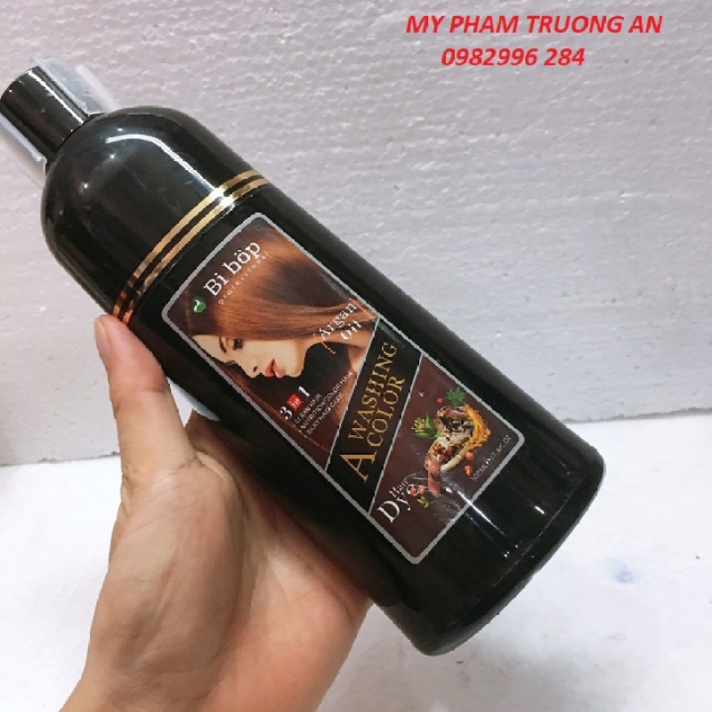 Dầu Gội Nâu Bibop Chỉ Cần Gội và Lên màu ngay từ lần gội đầu tiên