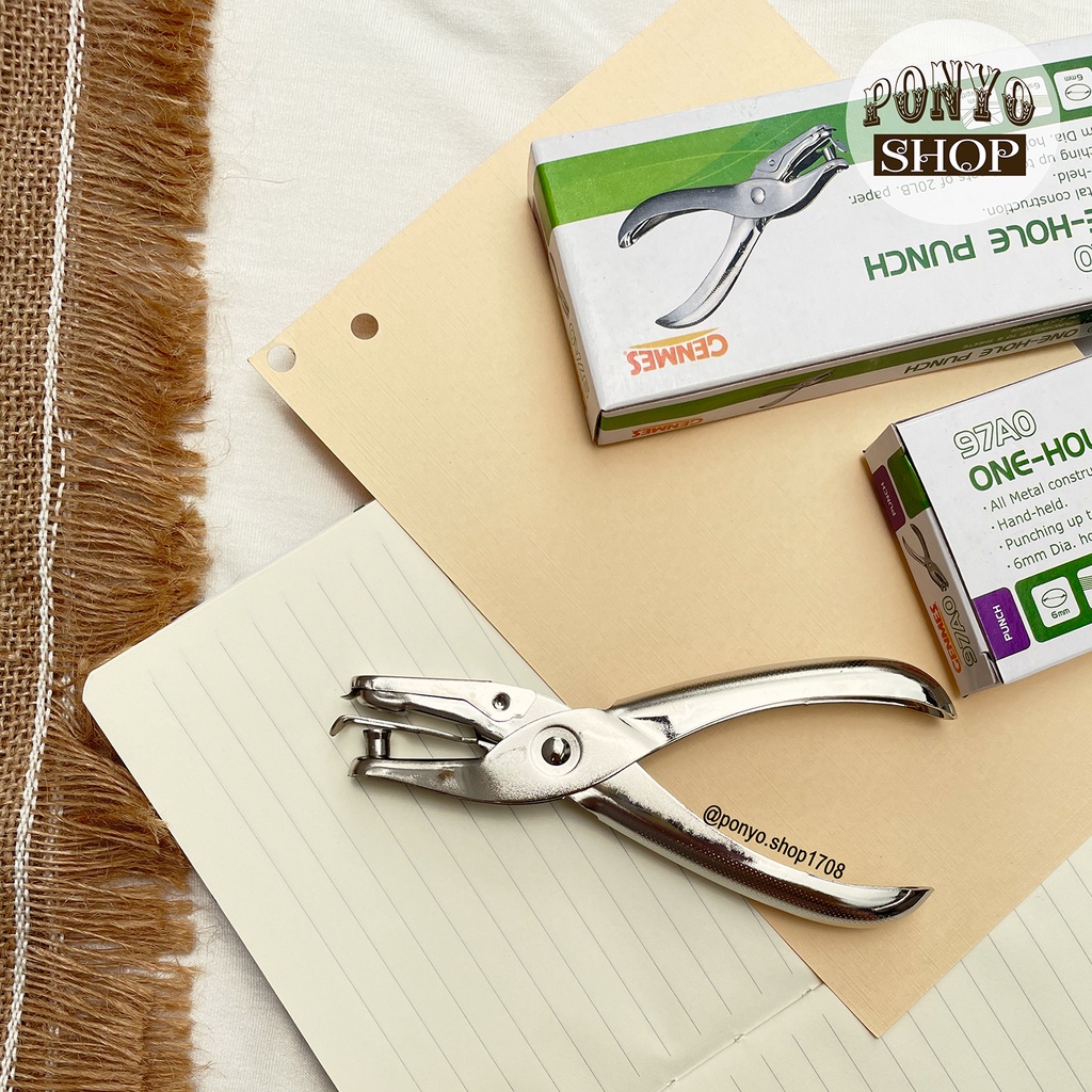Kìm bấm giấy 1 lỗ làm Scrapbook (Loại thường)