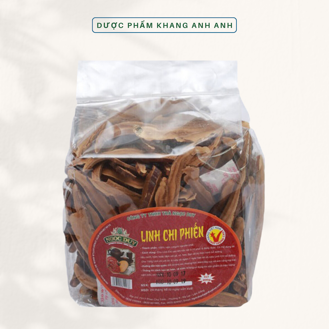 Nấm Linh Chi Đỏ Đà Lạt Thái Lát Sấy Khô (Gói 200g)