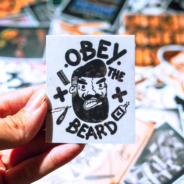 [HCM]Set 100 sticker hình dán - Barber hớt tóc