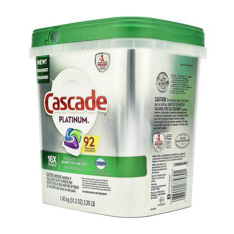 Viên rửa chén CASCADE PLATINUM MỸ 92 VIÊN BÌNH 1.45KG