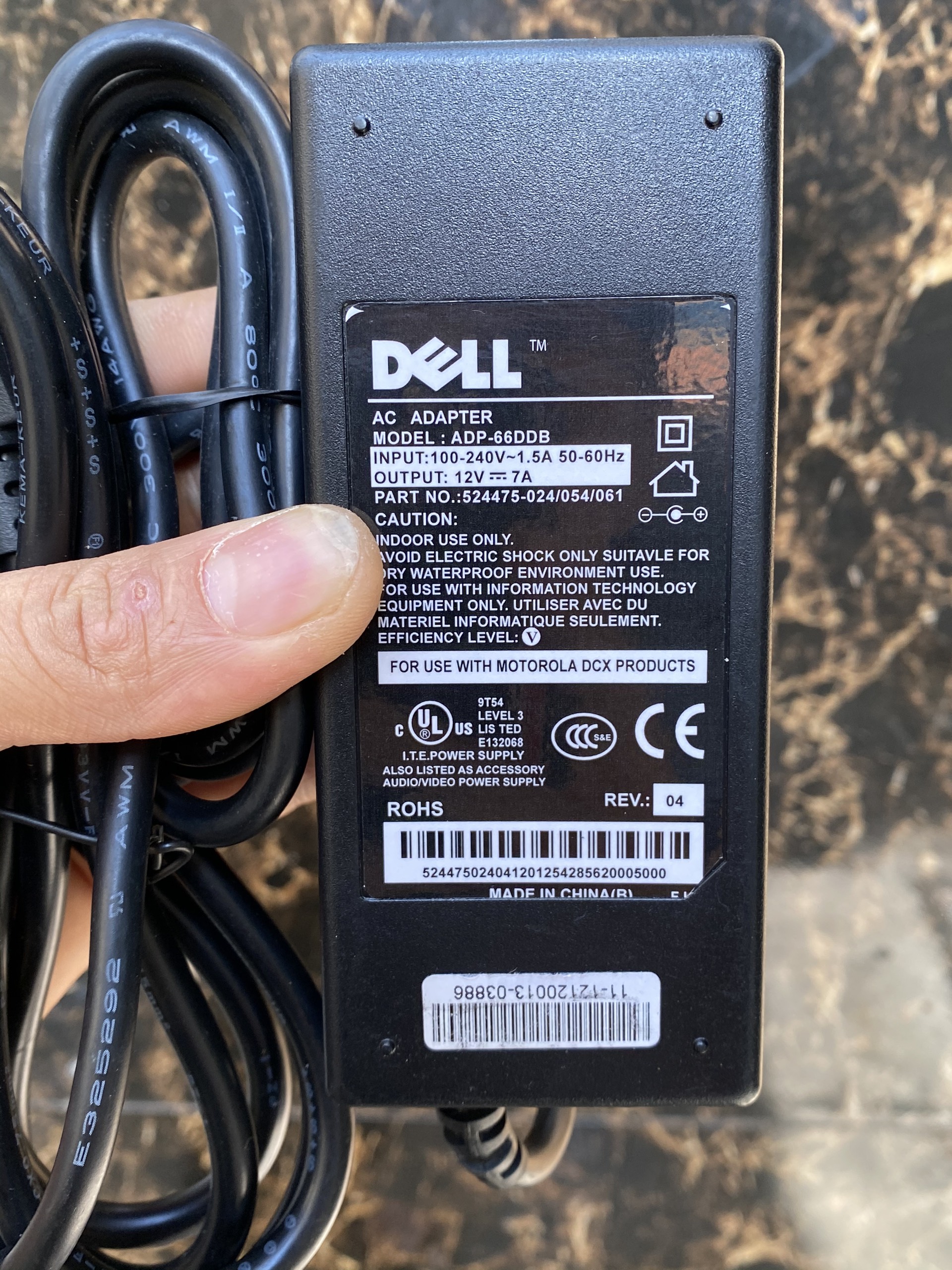 Bộ nguồn 12V-7A nguyên bản Dell cung cấp