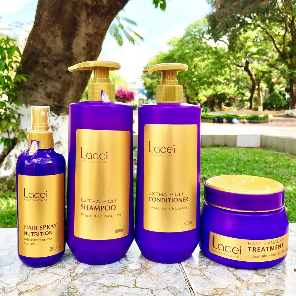 [HCM]Dầu xả siêu mềm mượt Lacei extra rich 800ml