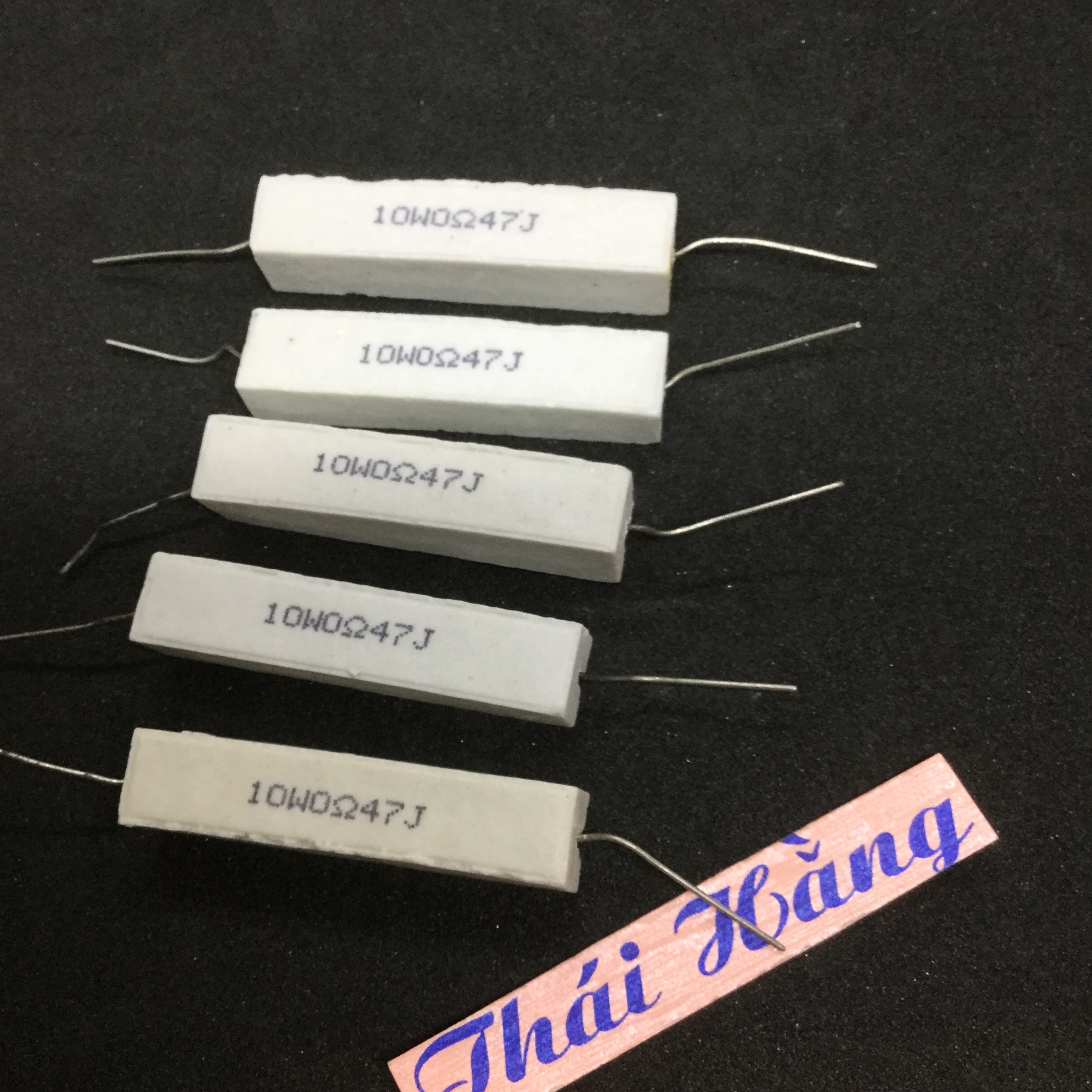 Trở công suất sứ 10W -0.47 ♎️(10 chiếc)