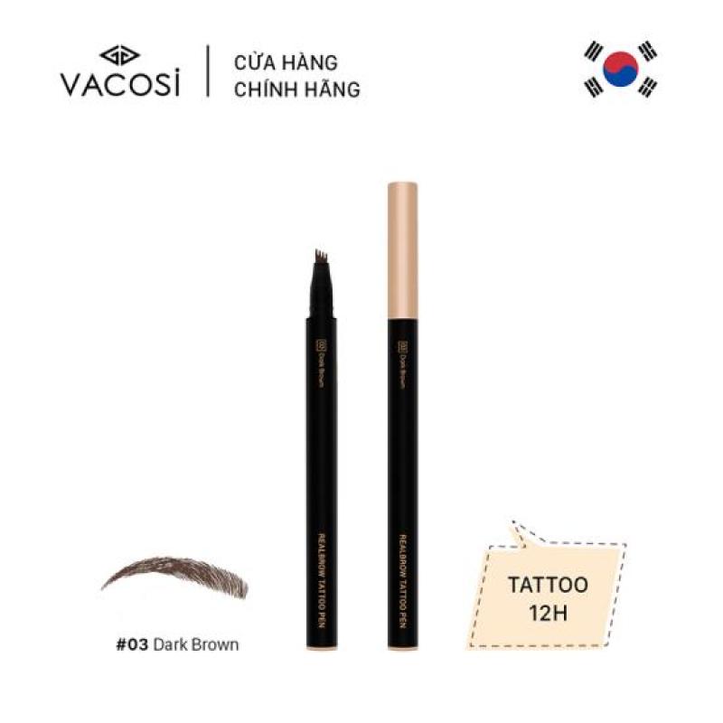 Vacosi Bút Kẻ Sợi Mày Realbrow Tattoo Pen 1.3g giá rẻ