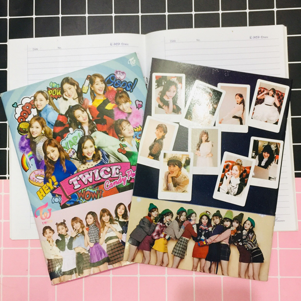 Vở viết KPOP TWICE 1-5 QUYỂN . Tập viết kẻ ngang TWICE KPOP