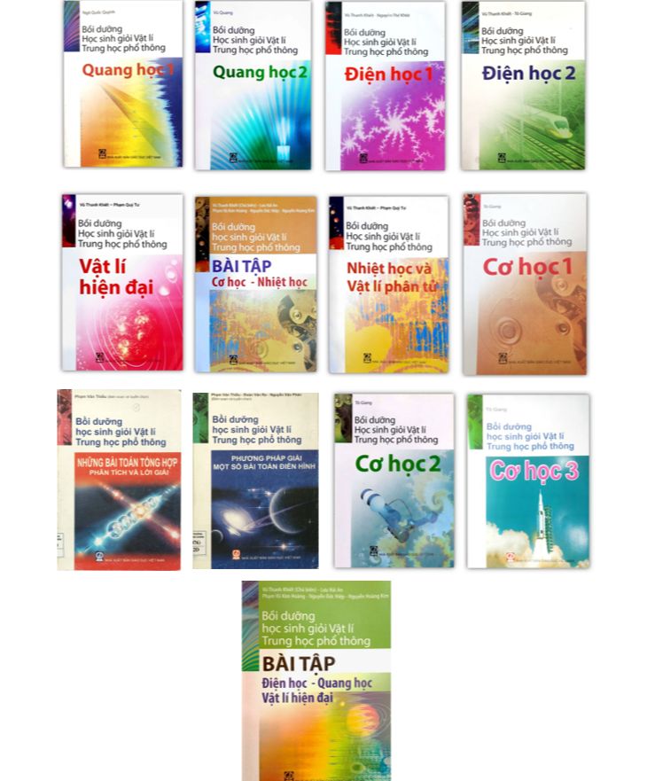 Sách - Combo Bồi Dưỡng Học Sinh Giỏi Vật Lí THPT