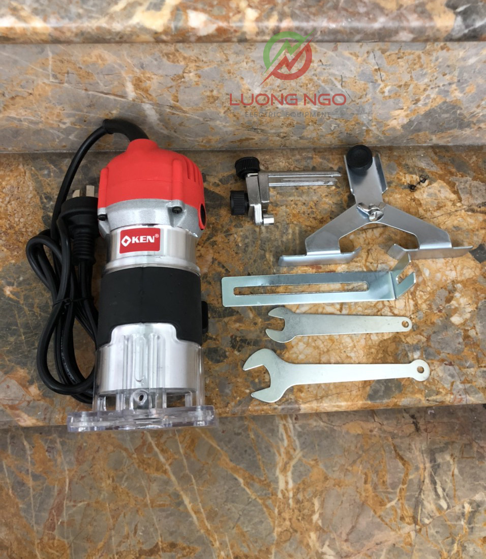 Máy phay gỗ KEN 850w chính hãng.