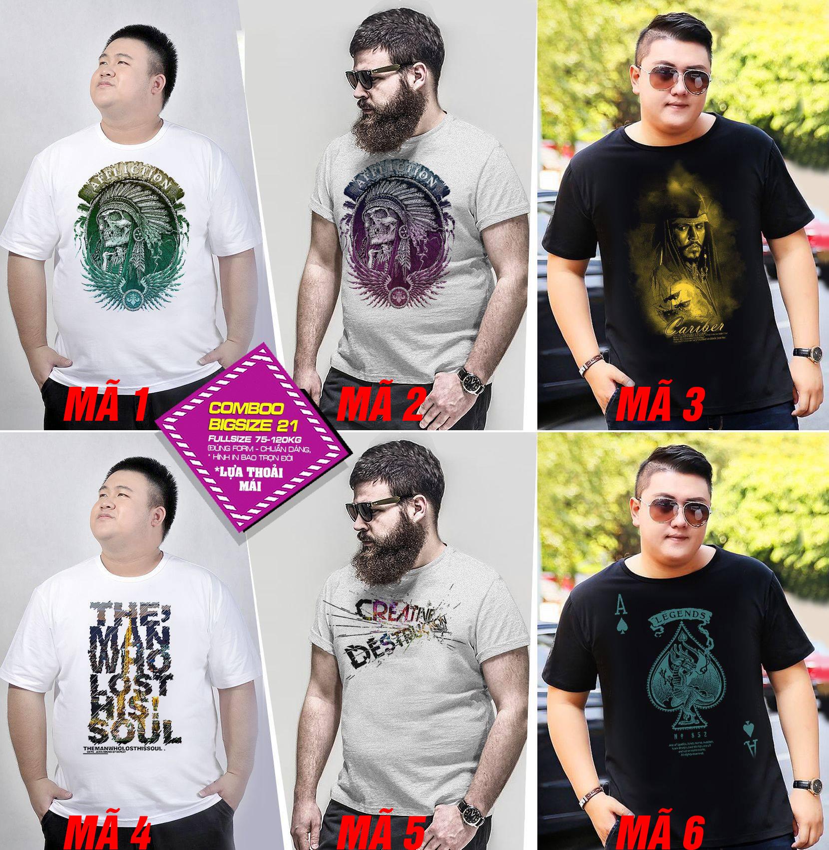 Bigsize men's short-sleeved fat guy T-shirt