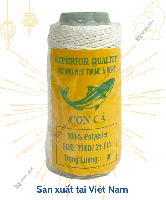 Dây nhợ (Chỉ nhợ) Câu cá, xây dựng (50gr; 100gr; 200gr; 500gr)