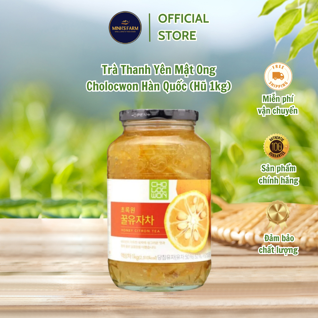 Trà Thanh Yên Mật Ong Cholocwon Hàn Quốc (Hũ 1kg)