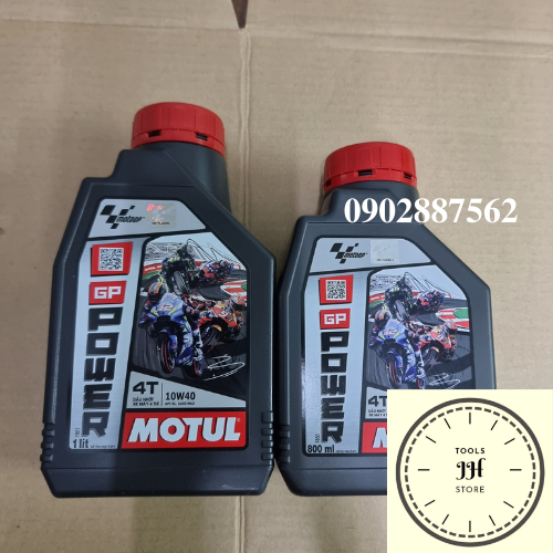Dầu nhớt Motul moto GP Power 10W40 MA2 chai 800ml và 1L - nhớt xe số - dòng nhớt mới của hãng Motul tương tụ 3100 Silver