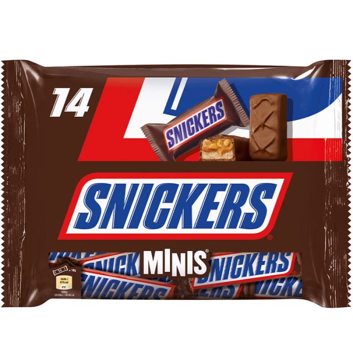 Kẹo Socola Snickers Miniatures Đức gói 220g - 275g