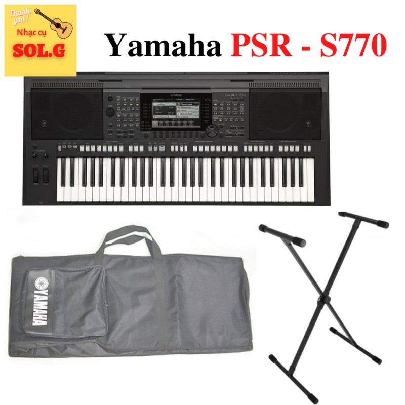 Organ Yamaha PSR-S770 + Phụ Kiện + Phiếu Bảo Hành 12 tháng - Phân phối Sol.G