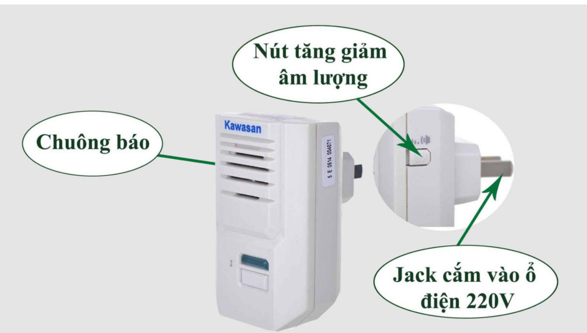 Chuông cửa không dây DB667N