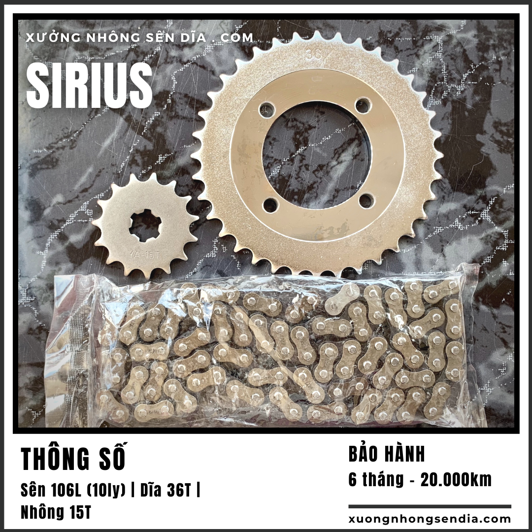 [FreeshipMAX] [HCM]BỘ NHÔNG SÊN DĨA SIRUS TRẮNG