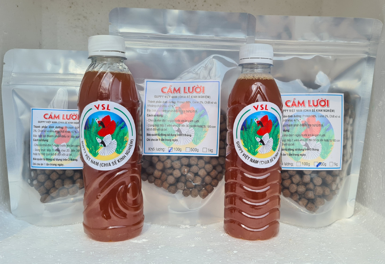 Combo Cám Lười và Vi Sinh Lười Cho Cá Cảnh
