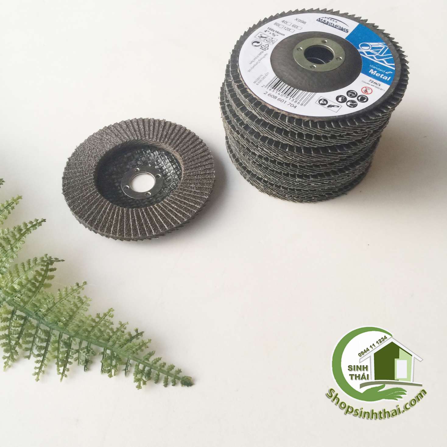 [HCM]Nhám xếp dày 72 lá - đĩa giáp xếp chà nhám gỗ chà nhám sắt 10mm