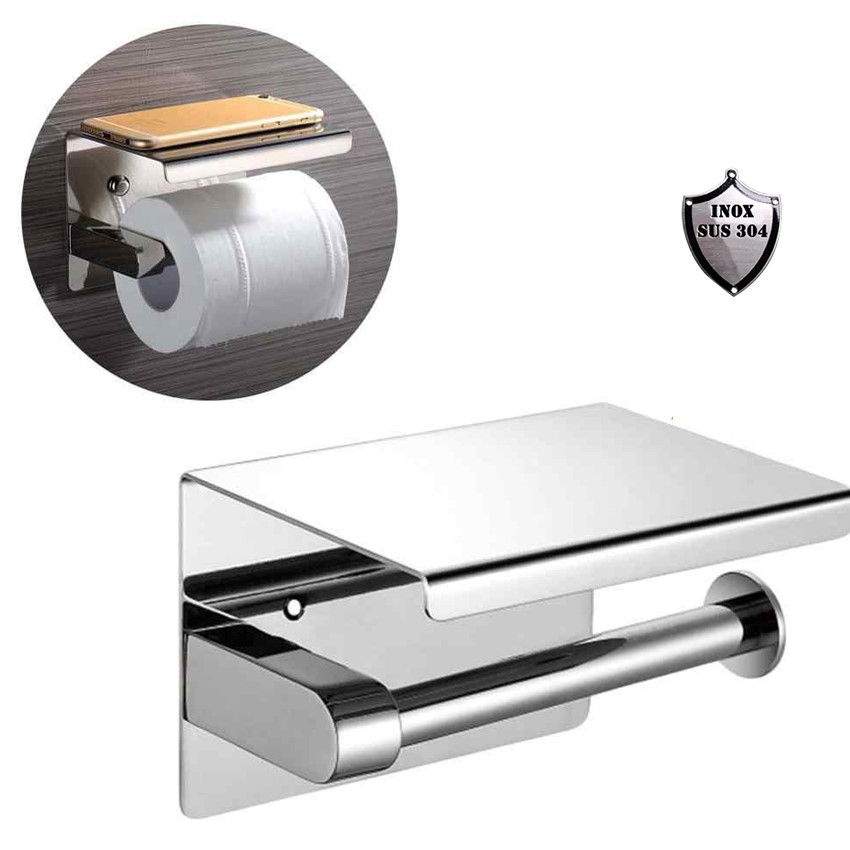 HỘP ĐỰNG GIẤY VỆ SINH INOX SUS 304 DẦY (LÔ GIẤY)