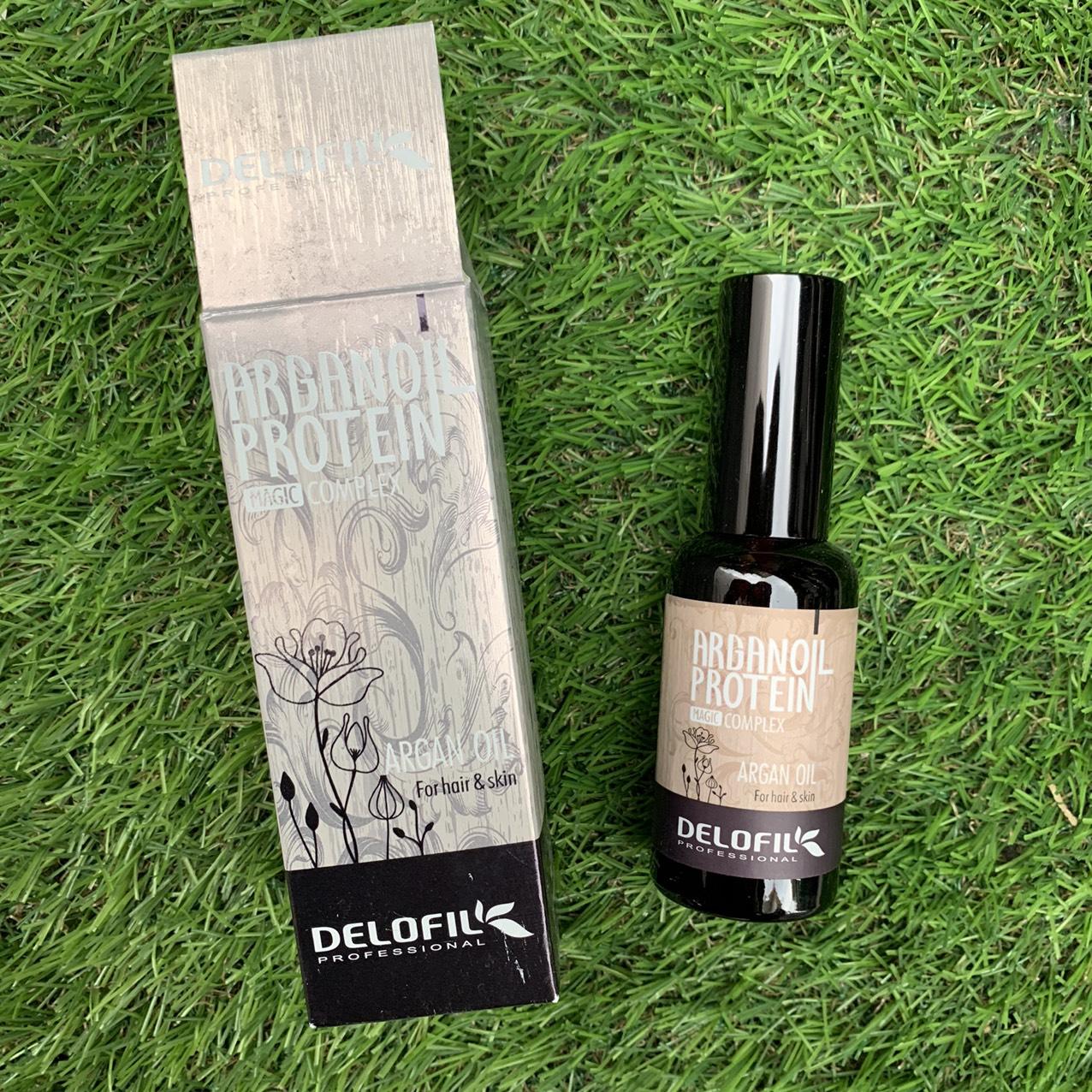 Tinh dầu Delofil Argan Oil phục hồi tóc hư tổn bóng mượt 50ml