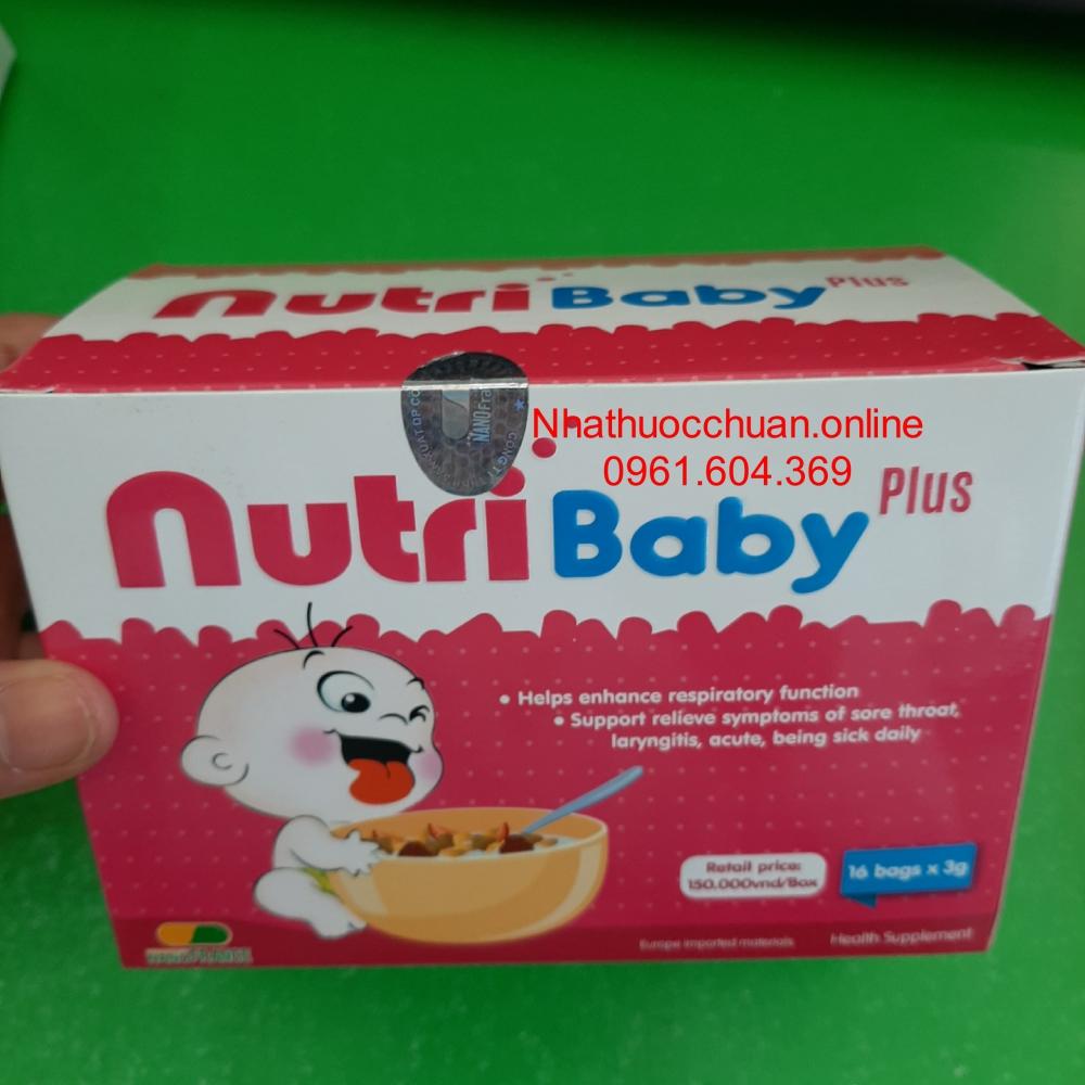 Cốm vi sinh NutriBaby Plus ( Hộp 16 gói)