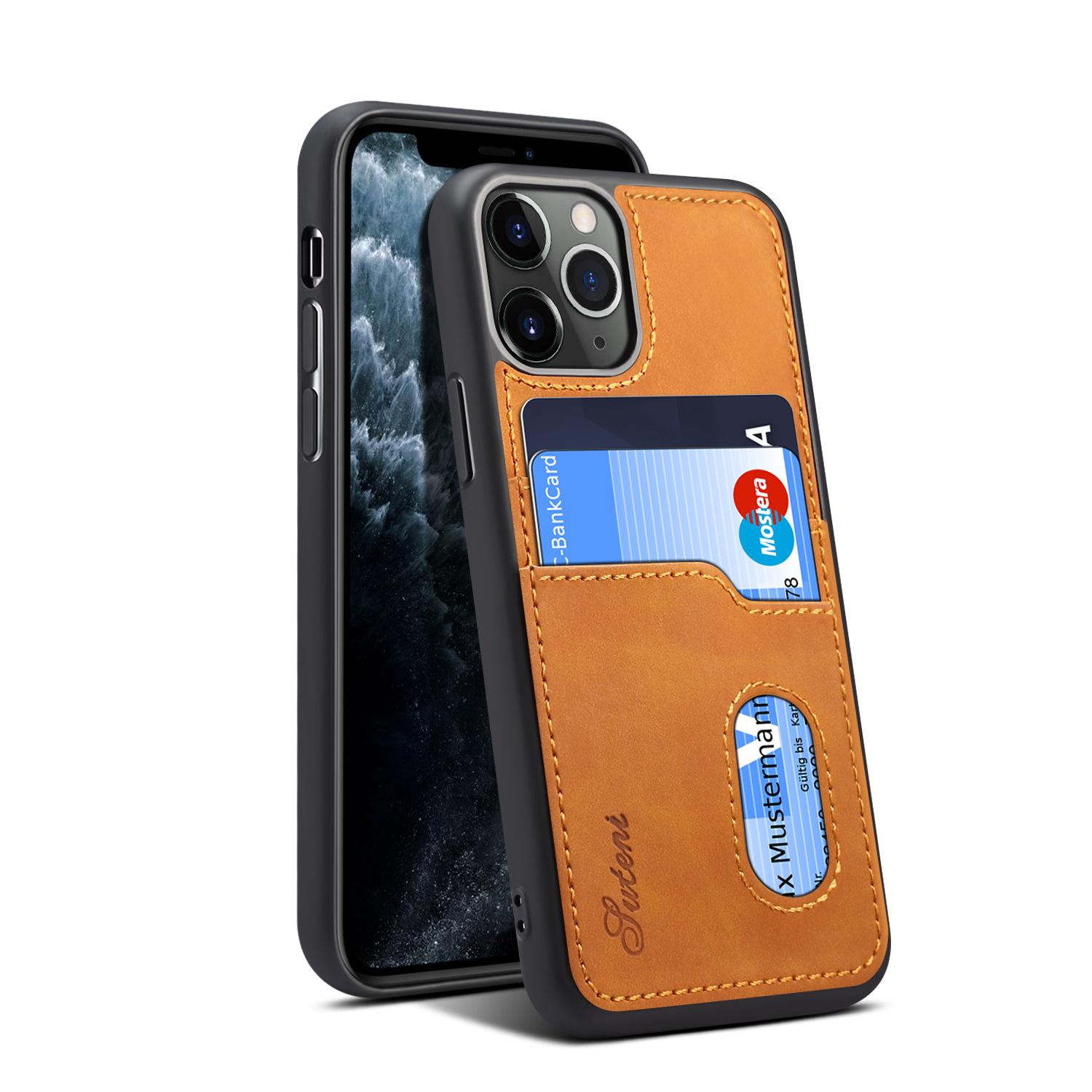 Ốp lưng da cao cấp và đựng thẻ cho iPhone 11/  iPhone 11Pro/ iPhone 11 Pro Max