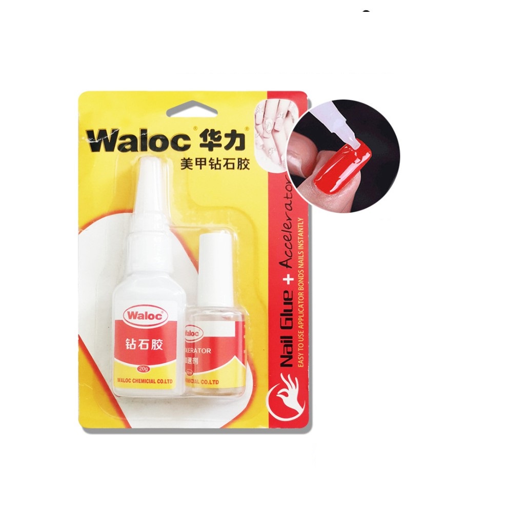 Keo bêtong WALOC đính đá, dán móng siêu bền chắc