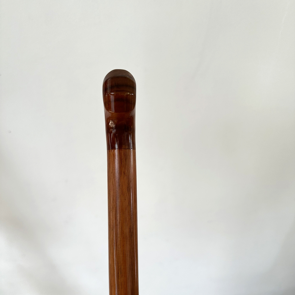 [Type 1] batoong wood stick for elder-wooden walking aid for elder-L handle-solid tree wood