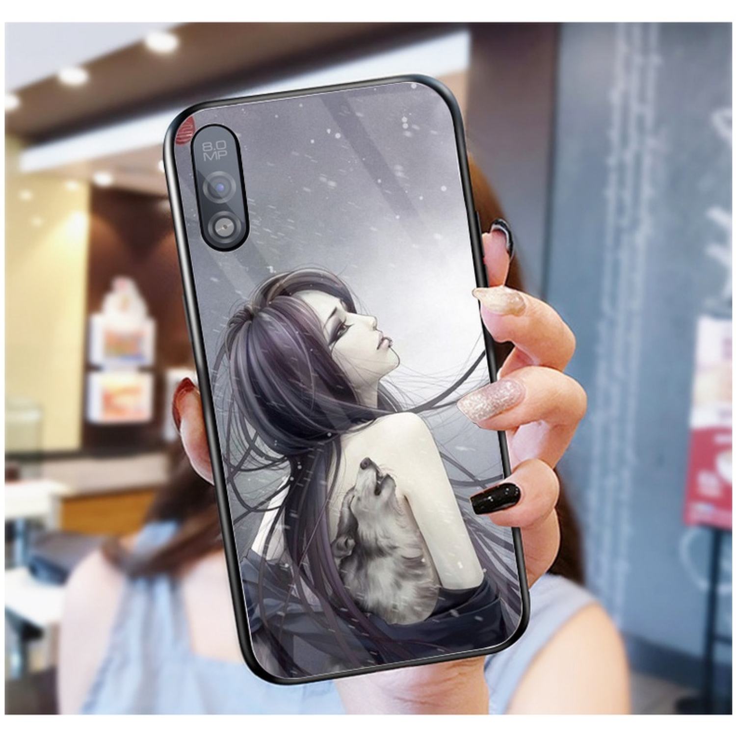Ốp Lưng VSMART BEE 3 Ốp kính bóng cao cấp mới ƞhất
