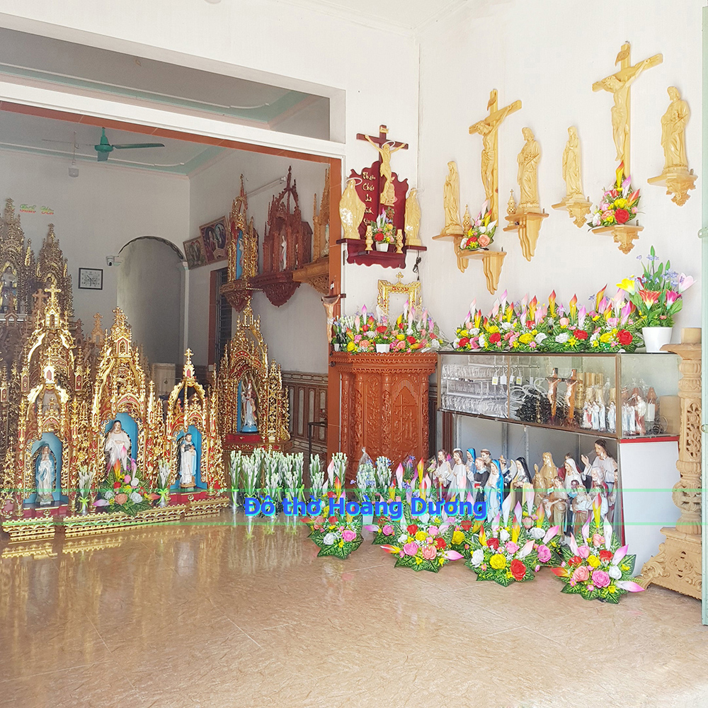 Hoa Ly trang trí có đèn Led đổi màu