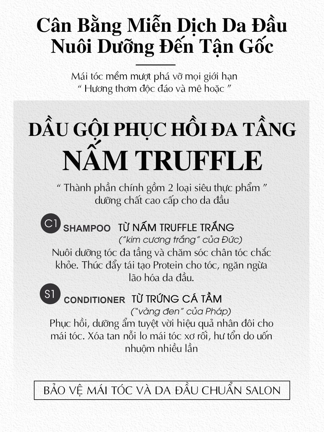 Set Mini Gội Xả Phục Hồi Nấm Truffle Weilaiya
