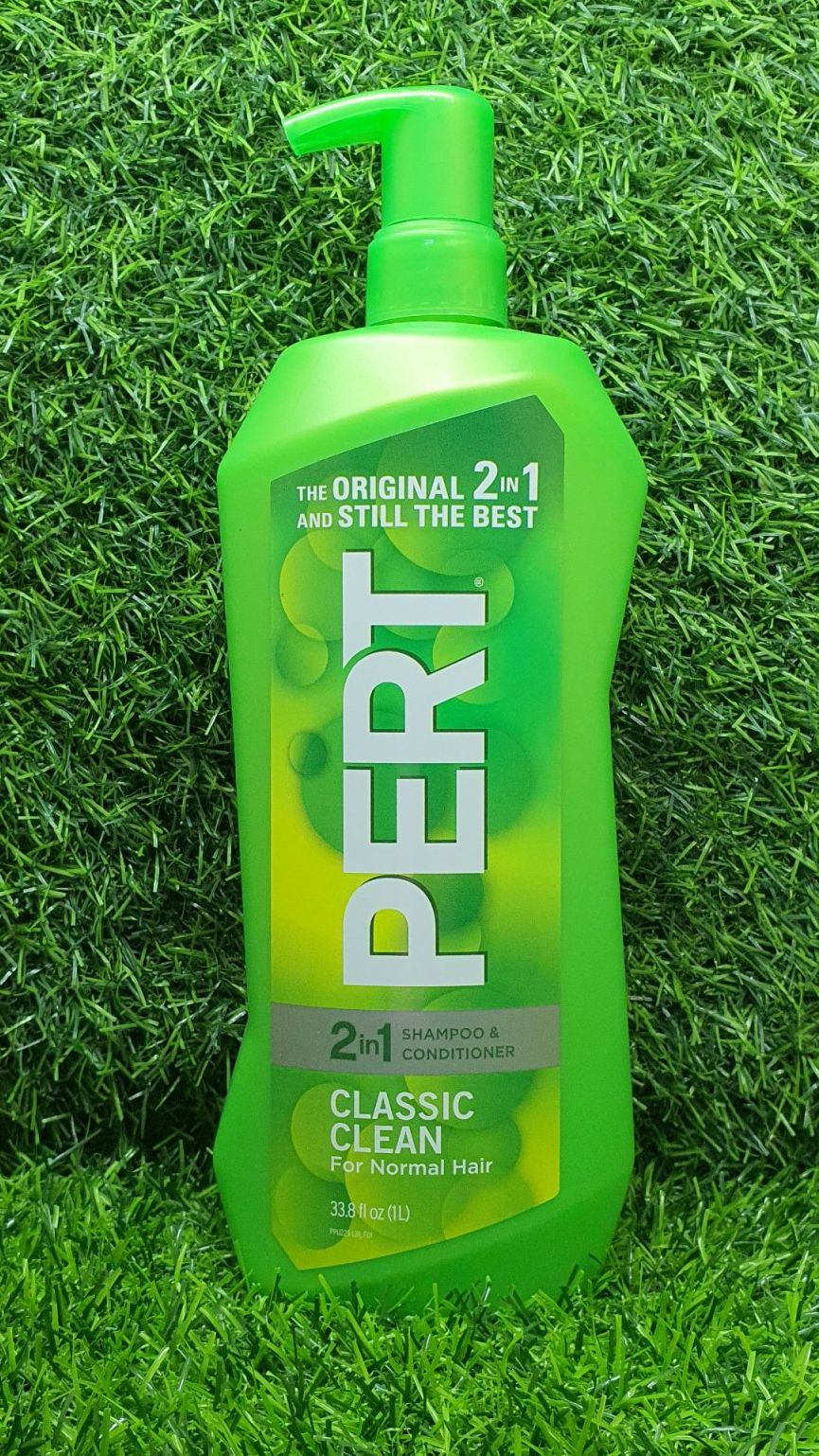 Dầu gội và xả 2 in 1 pert classic clean 1l