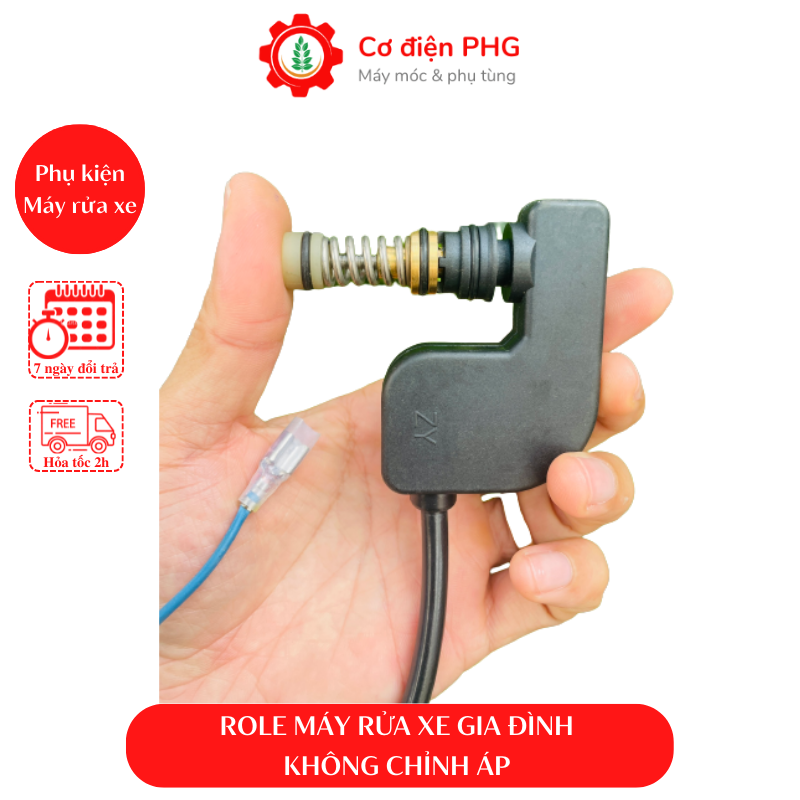 Rơ le tự ngắt máy rửa xe ô tô xe máy mini - rơ le máy rửa xe