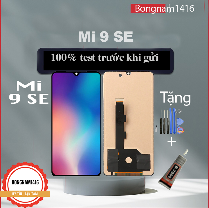 Màn hình xiaomi mi 9se tặng bộ sửa và keo dán b7000.