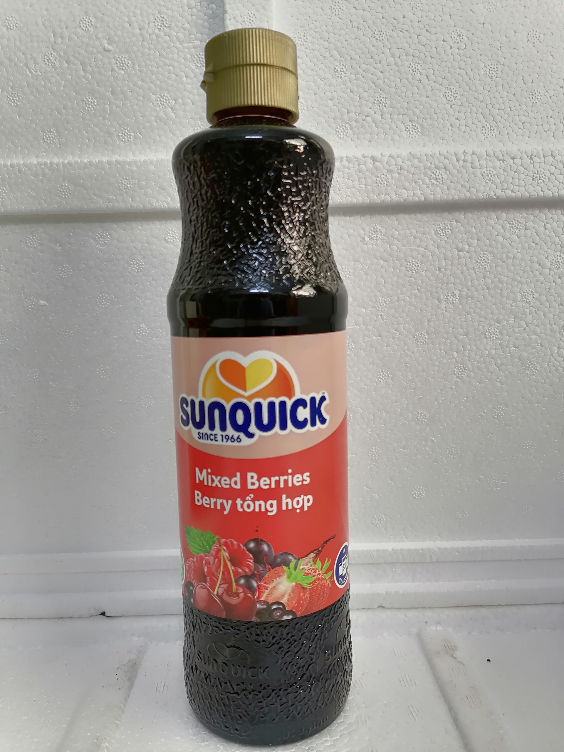[Chai 700ml – MIXED BERRIES] NƯỚC ÉP TRÁI CÂY CÔ ĐẶC [Malaysia] SUNQUICK Fruity and Refreshing (halal)
