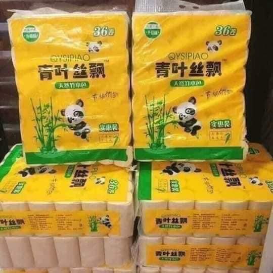 GIẤY VỆ SINH GẤU TRÚC SIPAO 36 cuộn