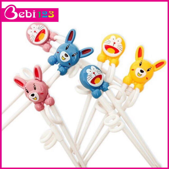 Doraemon-Shaped Chopsticks for Babies
