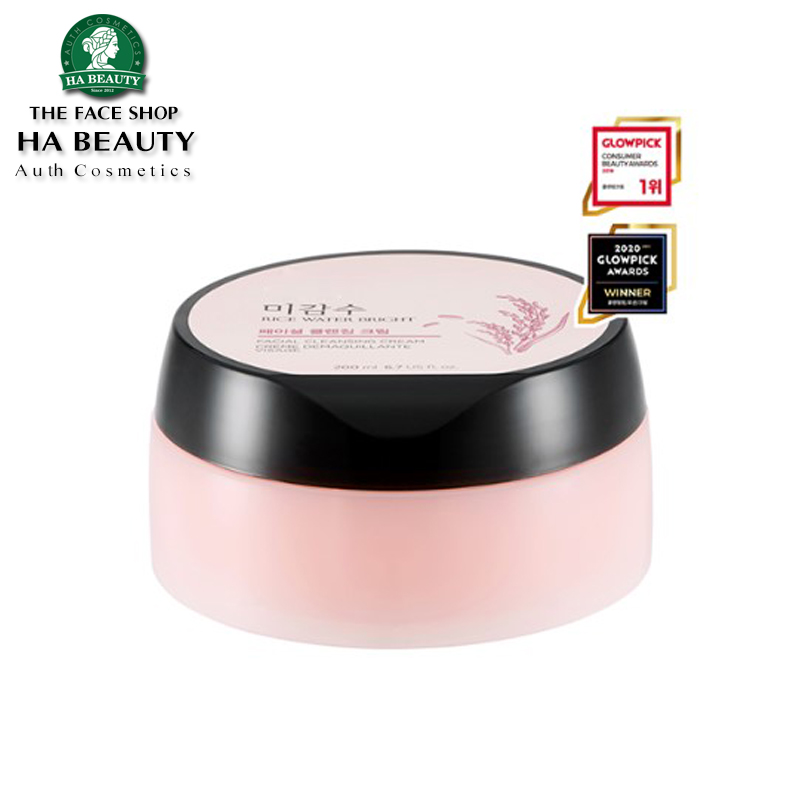 Kem tẩy trang dưỡng ẩm làm sáng da The Face Shop Rice Water Bright Cleansing Cream 200ml